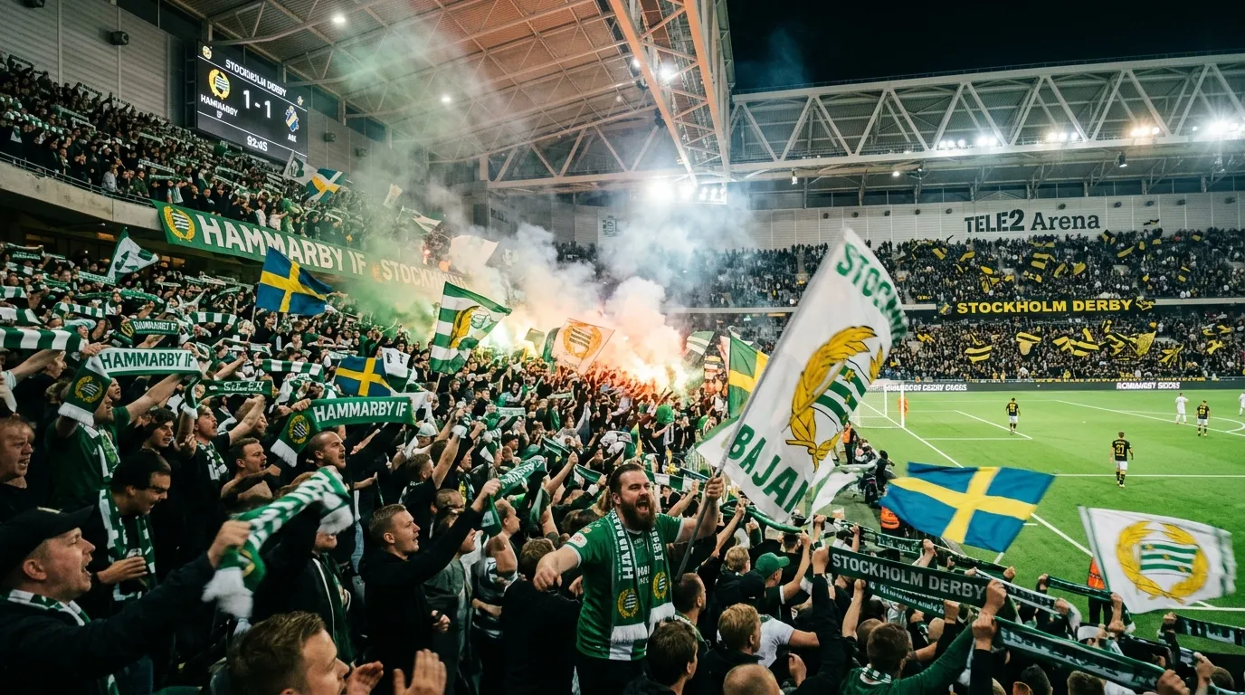 Publiksnitt i Allsvenskan med fullsatt läktare